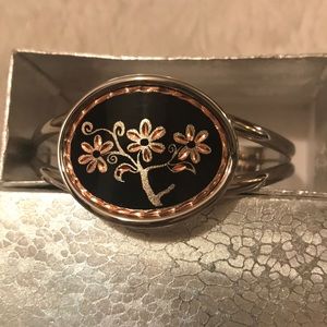 3 for $10 Silver Flower Bracelet